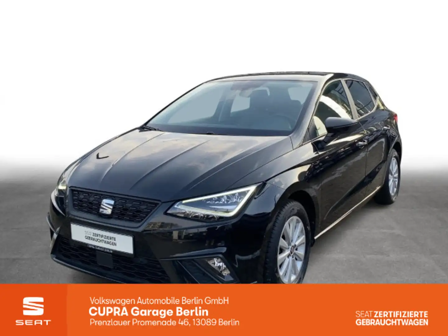 SEAT Ibiza 1.0 TSI DSG Style BEATS LED SHZ ACC PDC Schwarz - 1