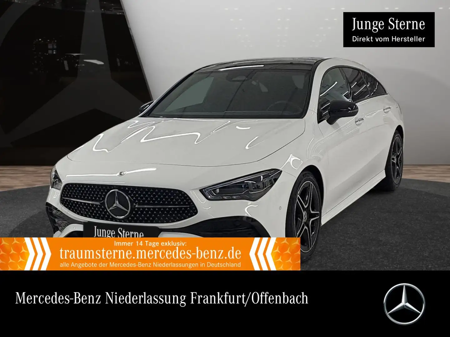 Mercedes-Benz CLA 200 AMG+NIGHT+PANO+MULTIBEAM+KAMERA+KEYLESS+7G Blanco - 1