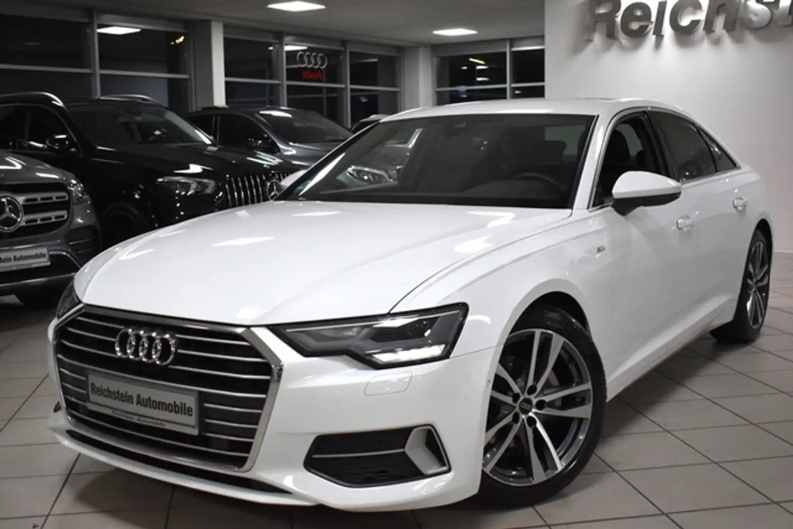 Audi A6 40 TDI S LINE SPUR TOTW AHK NETTO 32.000 Weiß - 1