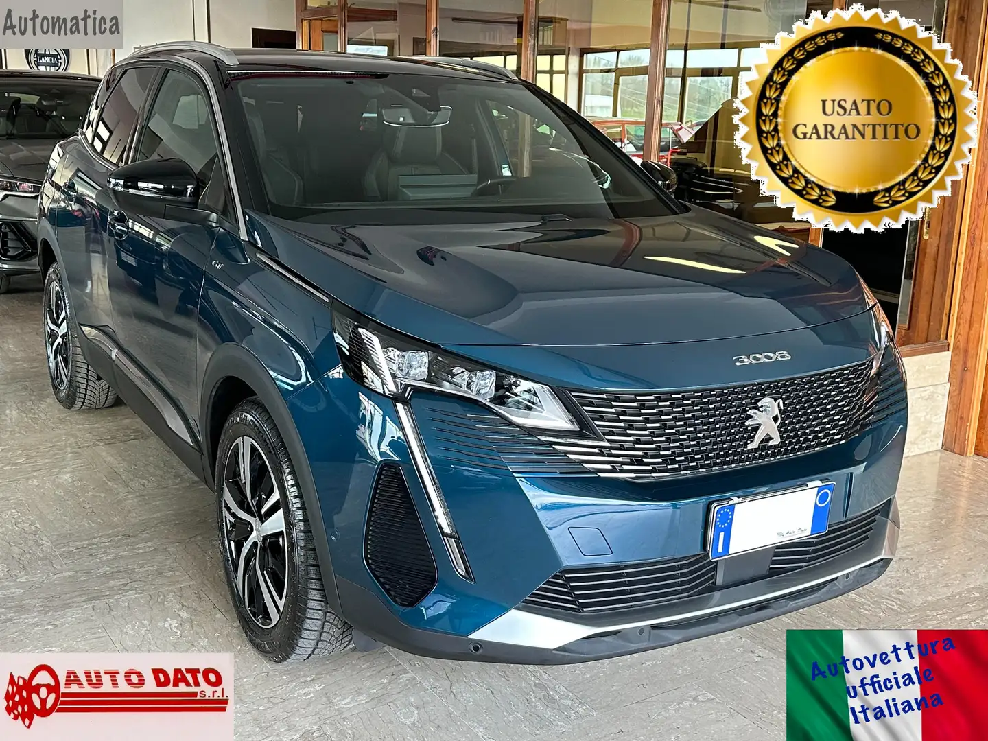 Peugeot 3008 BlueHDI 130 cv. EAT8 GT Blu/Azzurro - 1