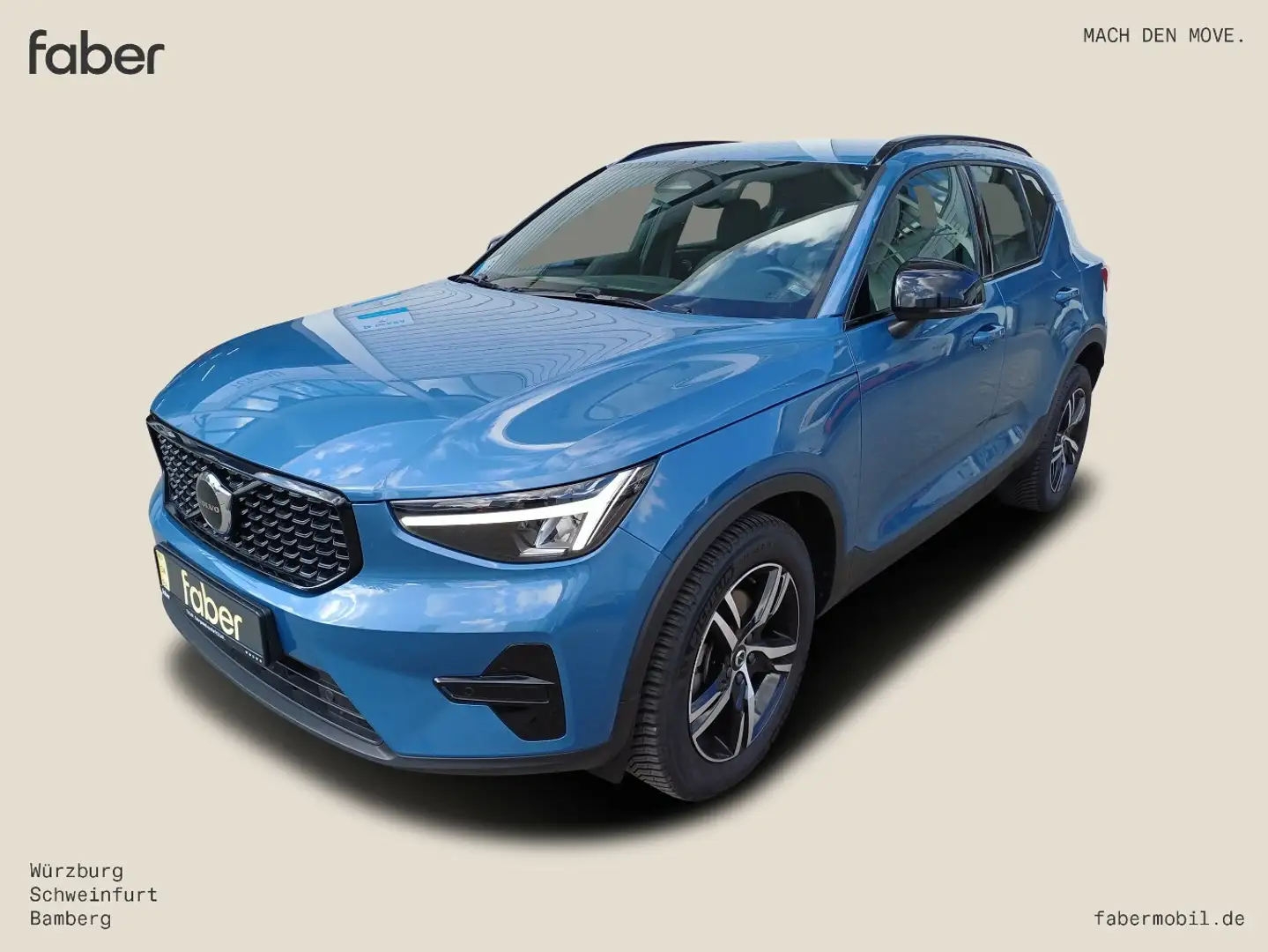 Volvo XC40 B4 Benzin Plus Dark Azul - 2