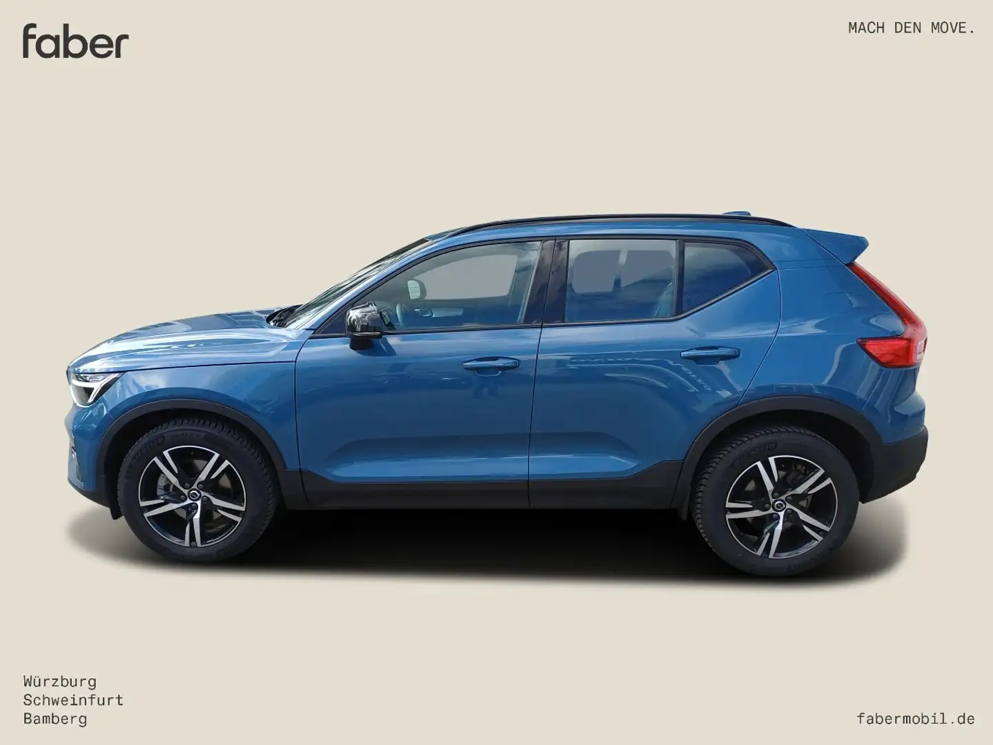 Volvo XC40 B4 Benzin Plus Dark Azul - 1