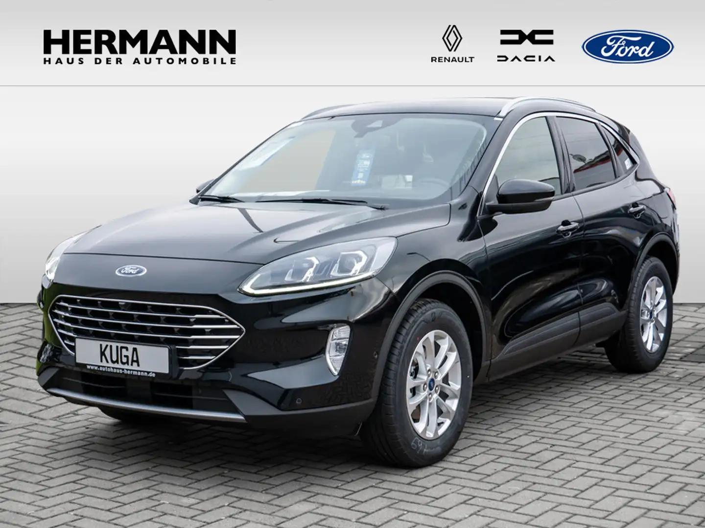 Ford Kuga 1.5 EcoBoost Titanium X *NAVI*TWA*ACC*FLA Black - 1