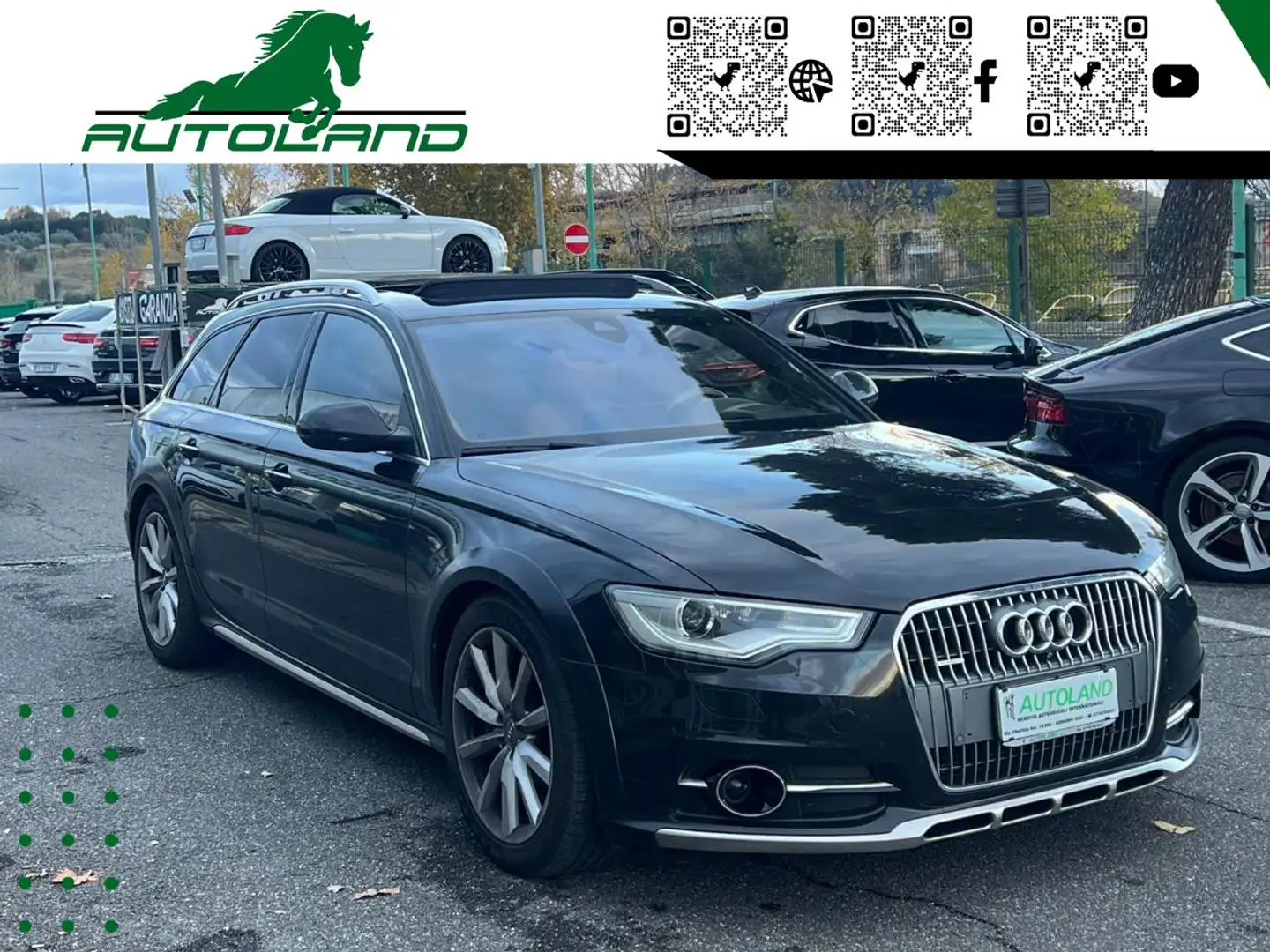 Audi A6 allroad 3.0 TDI 313 CV Avant FULL OPTIONAL FINANZIABILE Schwarz - 2