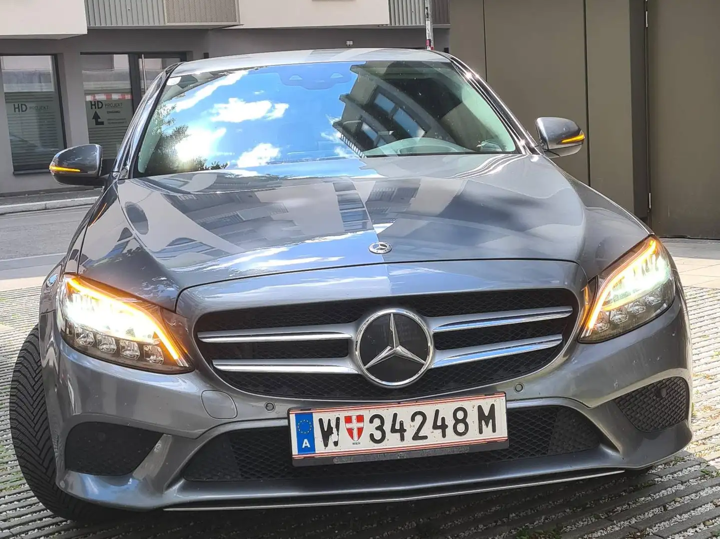 Mercedes-Benz C 200 C 200 d Aut.Avantgarde 9 Gang Automatik. Facelift Modell 2019 Limousine Grau - 2