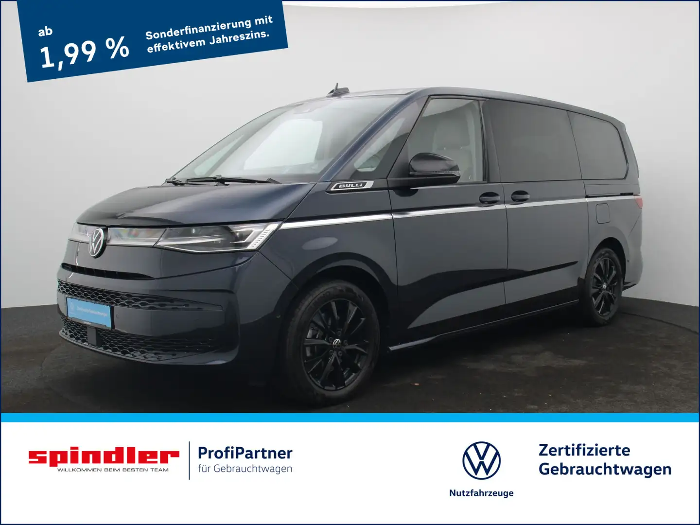 Volkswagen T7 Multivan Style Lang 2.0 TDI DGS/Pano, AHK,Standh Blau - 1