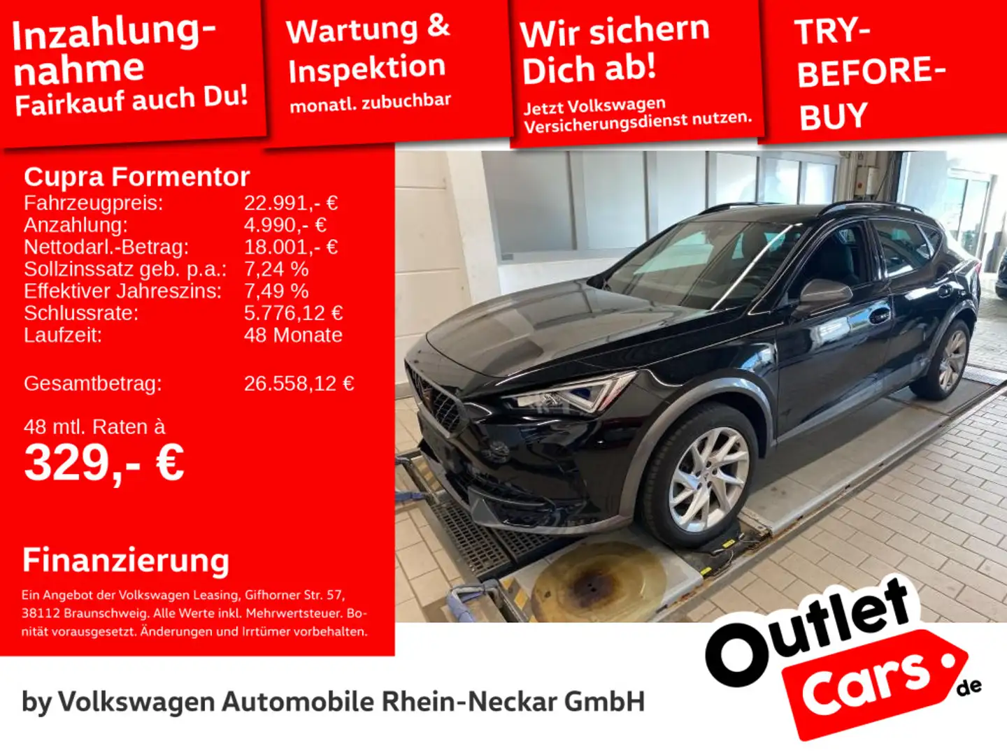 CUPRA Formentor 1.5 TSI Navi Kamera AHK uvm Schwarz - 1
