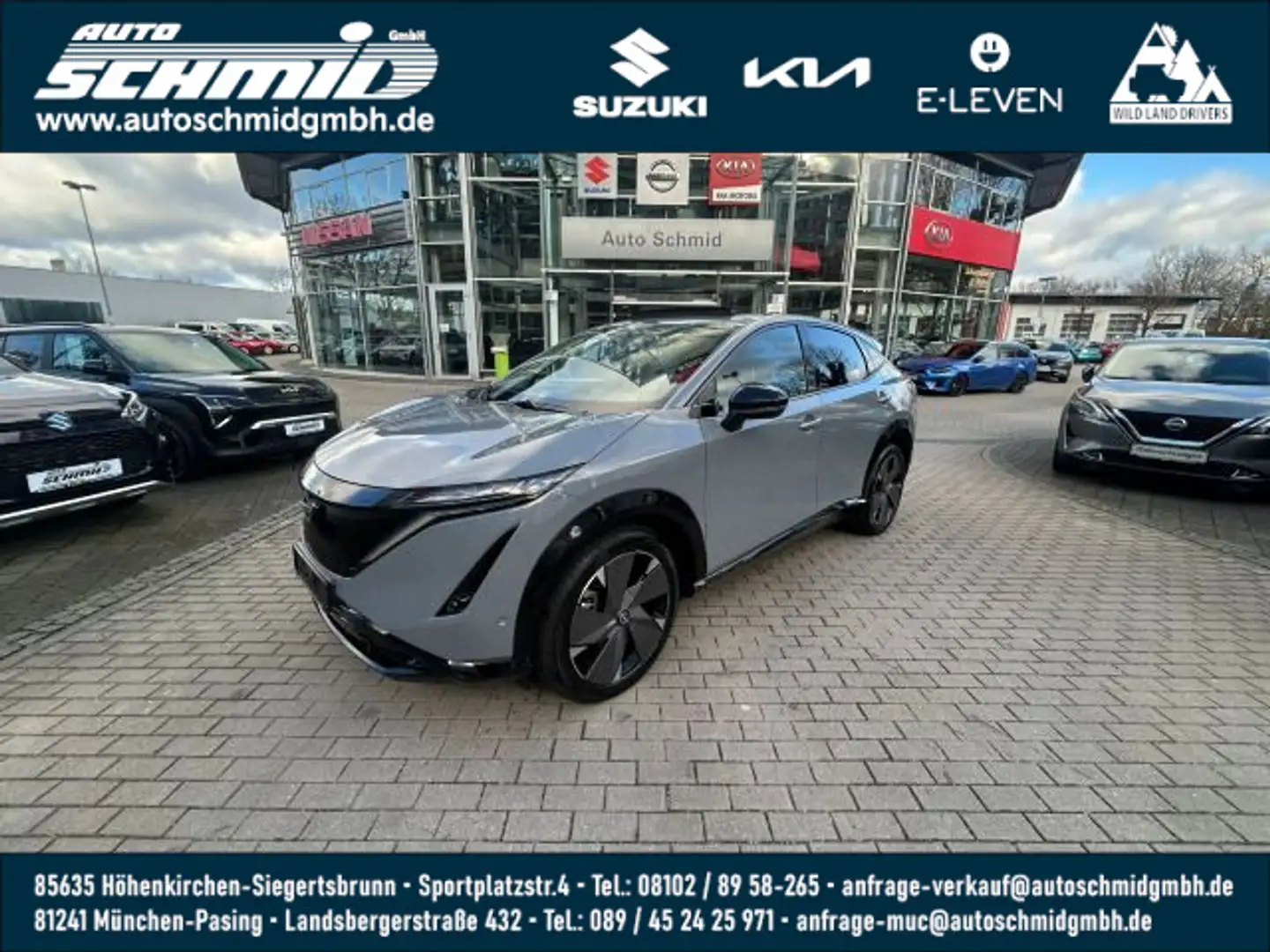 Nissan Ariya ARIYA 87kWh e-4orce 394 PS ALLRAD EVOLVE+ AHK Gris - 1