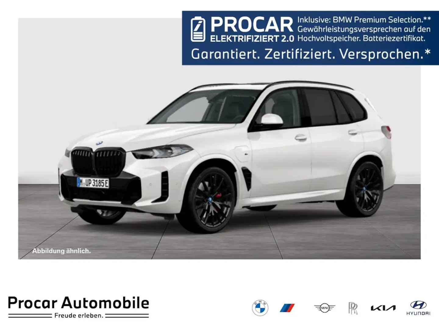 BMW X5 xDrive50e M Sport HUD PANO ACC AHK 360°KAM Weiß - 1