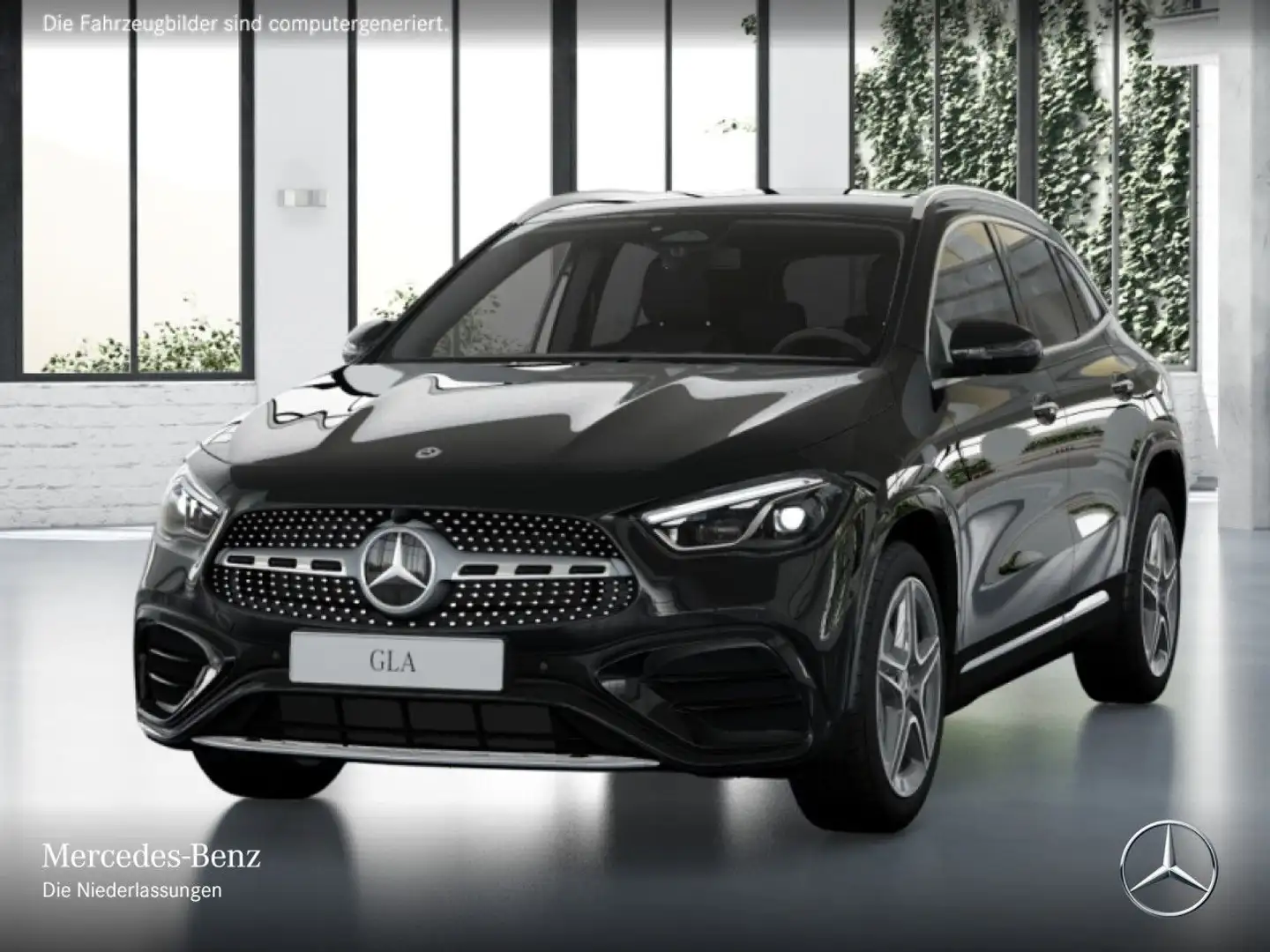 Mercedes-Benz GLA 200 AMG+360°+AHK+MULTIBEAM+TOTW+KEYLESS+7G Negro - 2