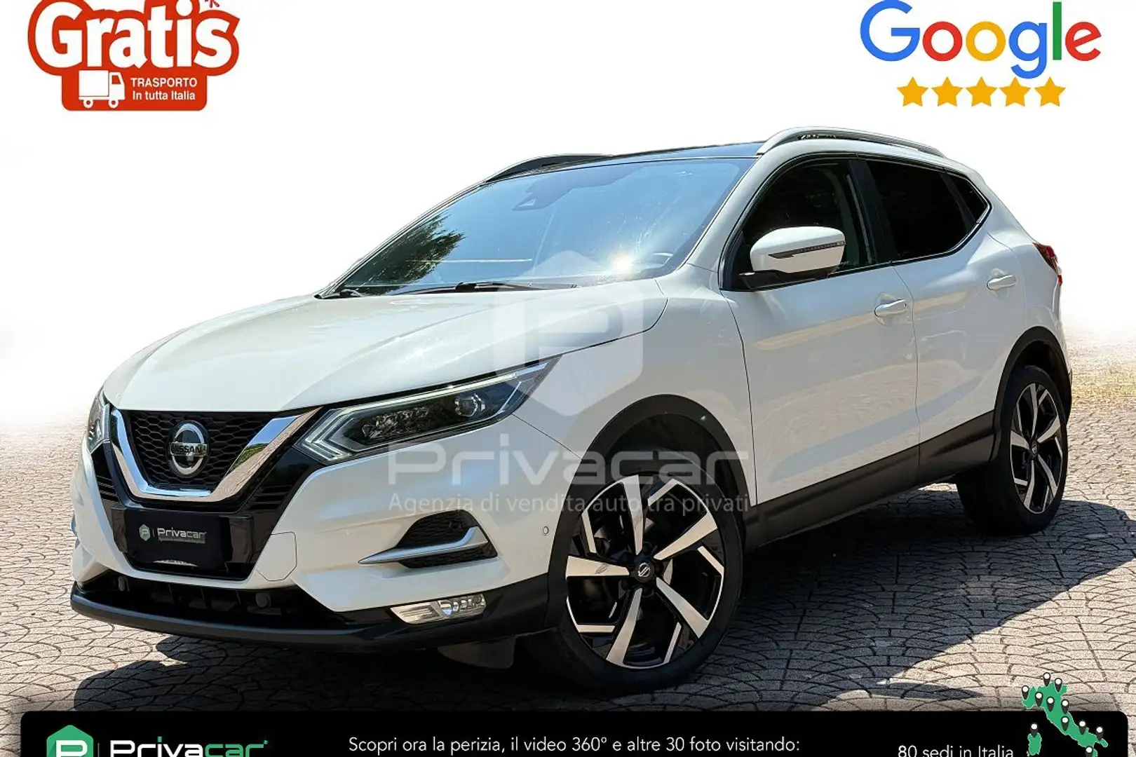 Nissan Qashqai Qashqai 1.5 dCi 115 CV DCT Tekna+ Bianco - 1