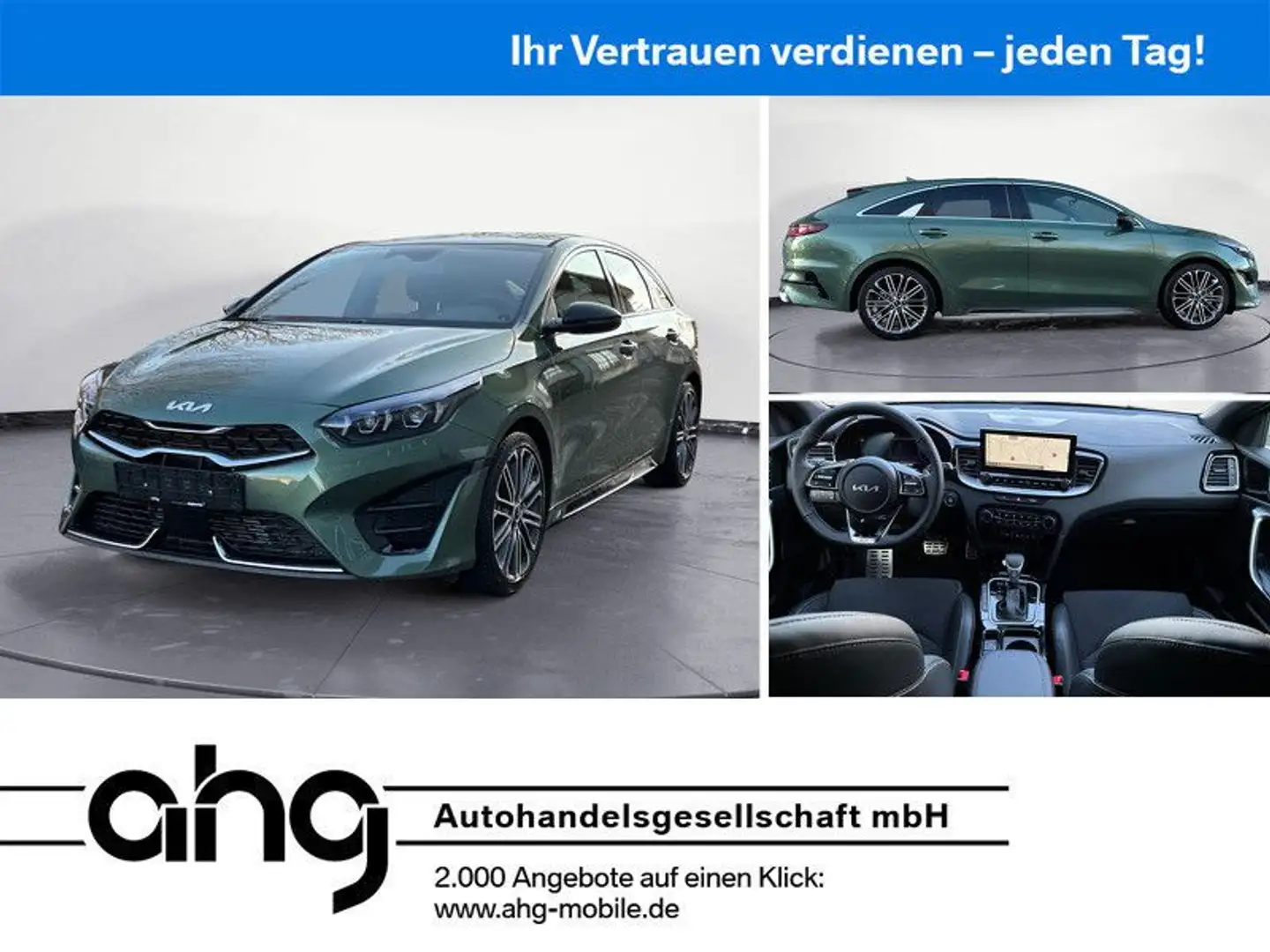 Kia ProCeed / pro_cee'd ProCeed 1.5 T-GDI DCT GT-line Tempom.aktiv Bluet Verde - 1