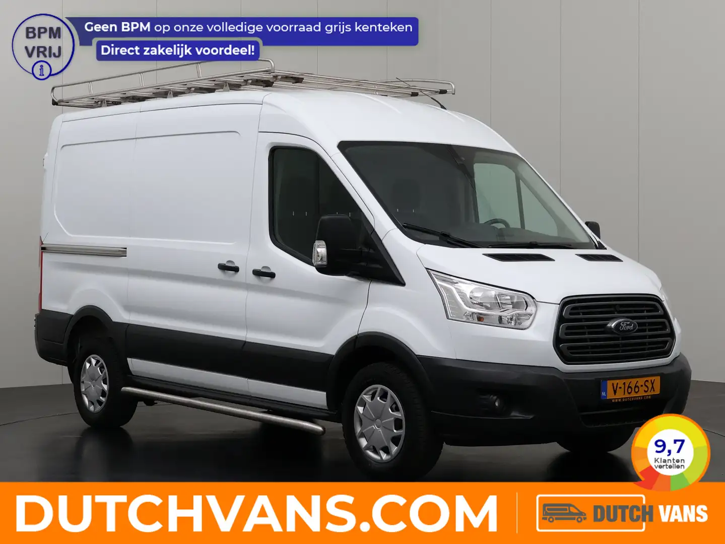 Ford Transit 2.0TDCI L2H2 Imperiaal | Trekhaak | Kastinrichting Wit - 1