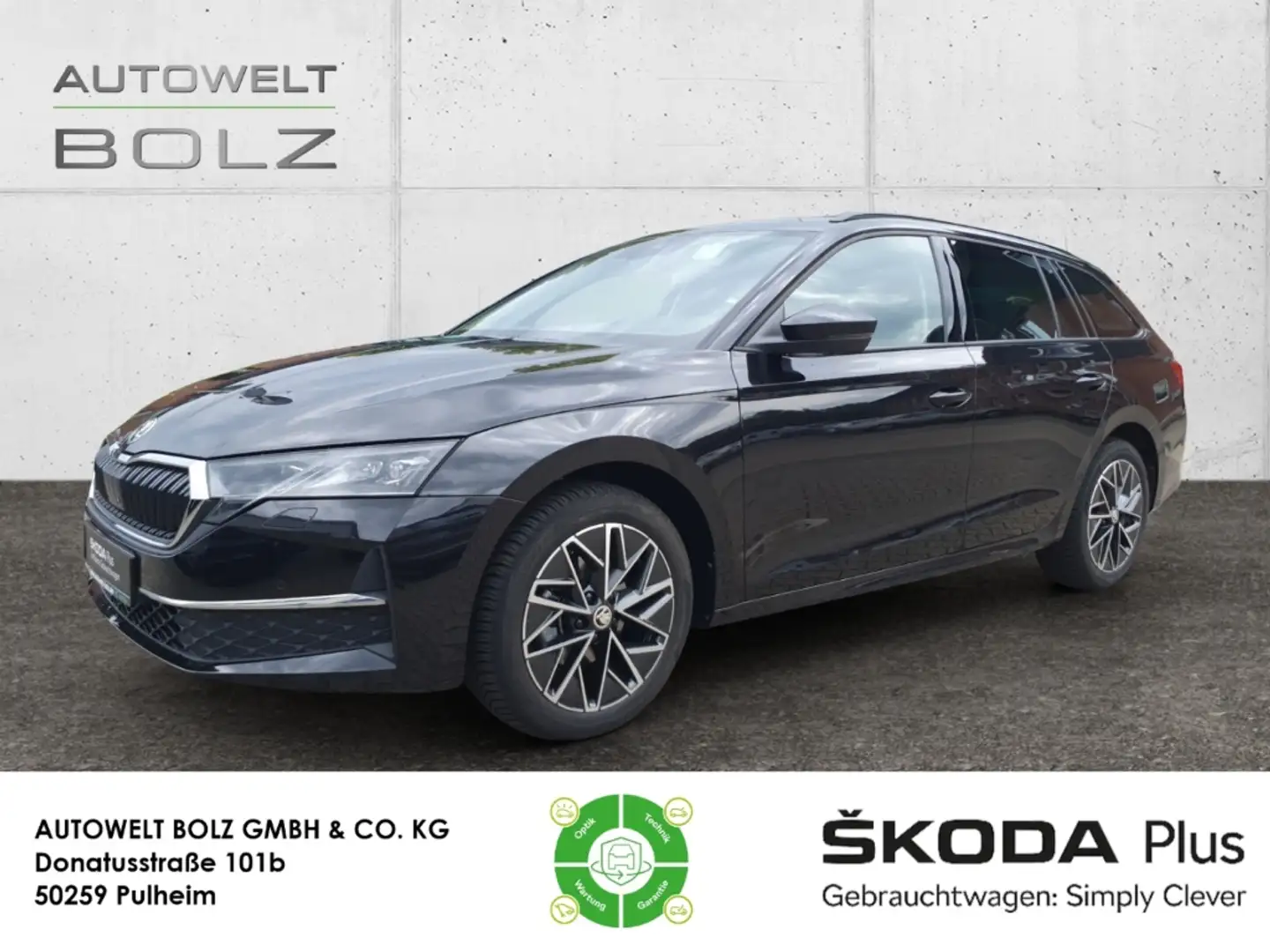 Skoda Octavia Combi Selection 2.0 TDI HUD Navi 360 Kamera LED Schwarz - 1