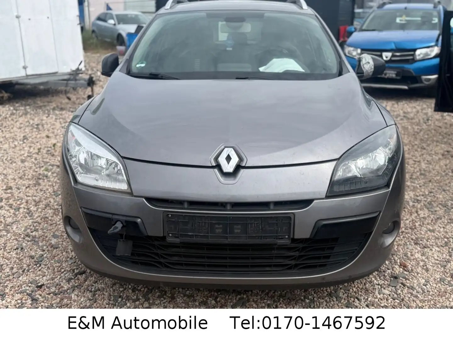 Renault Megane III Grandtour*MOTORSCHADEN*NAVI Grigio - 2