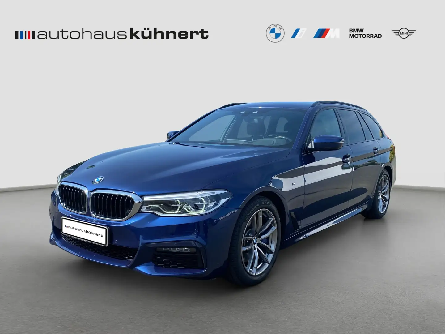 BMW 530 d xDrive Touring ///M-Sport AHK Sthzg. HUD Parkass Azul - 1