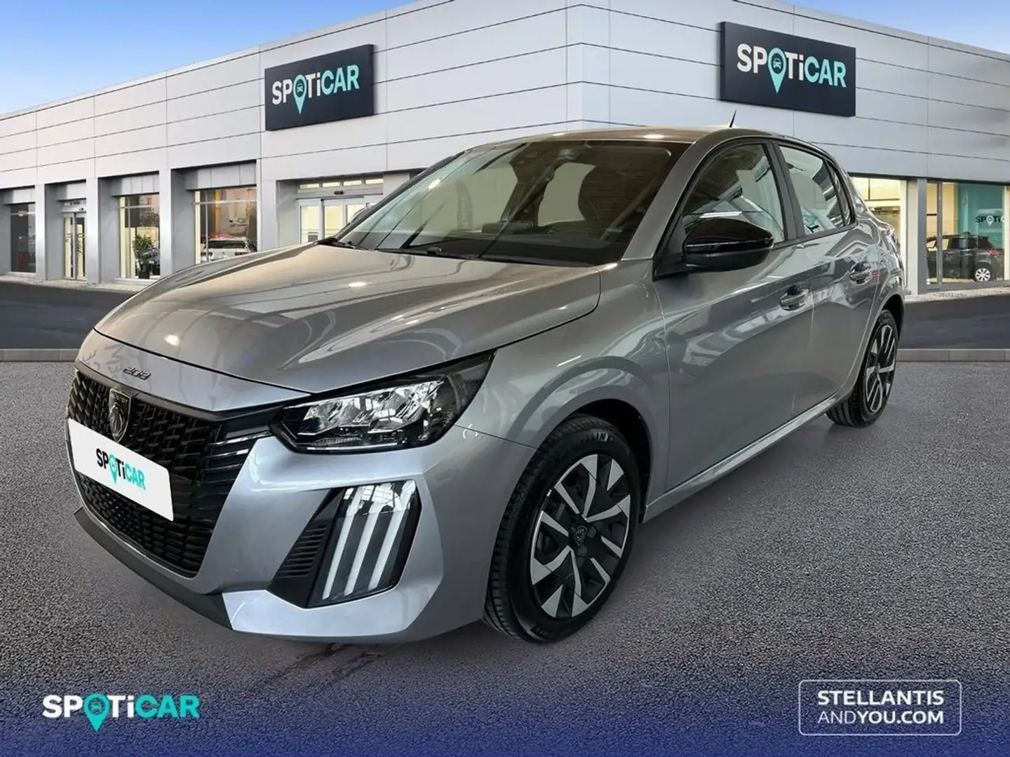 Peugeot 208 HYBRID 100 eDCS6 Style Gris - 1