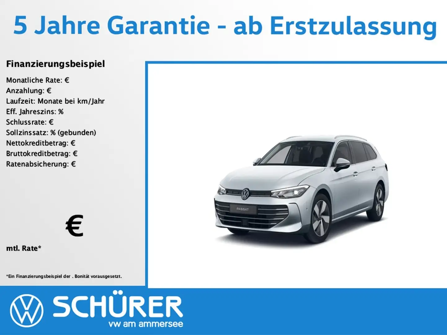 Volkswagen Passat Variant 2.0TDI DSG Business AHK StdHz ACC Keyless RKam ... Silber - 1