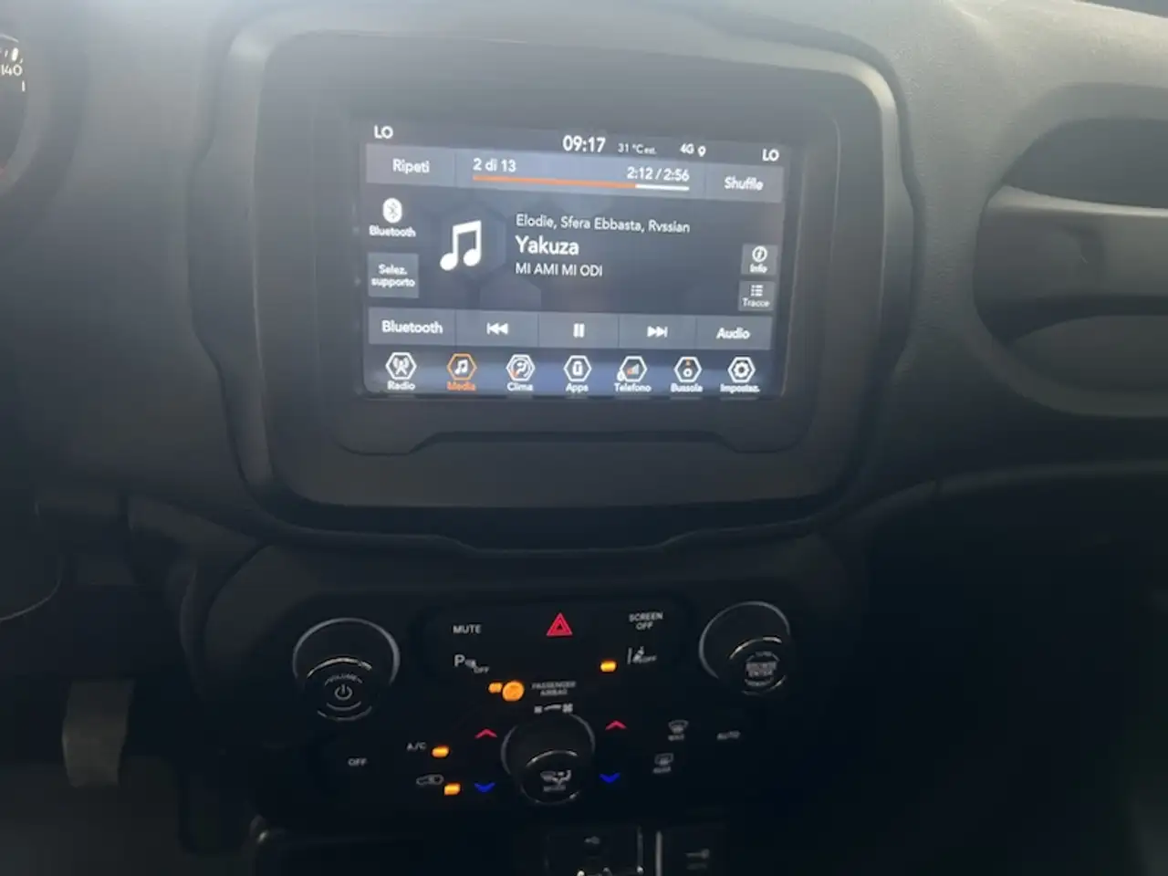 Jeep Renegade 2021 1.6 mjt Limited 2wd 130cv SENZA OBBLIGO DI FINANZIAMENTO, миниатюра 11