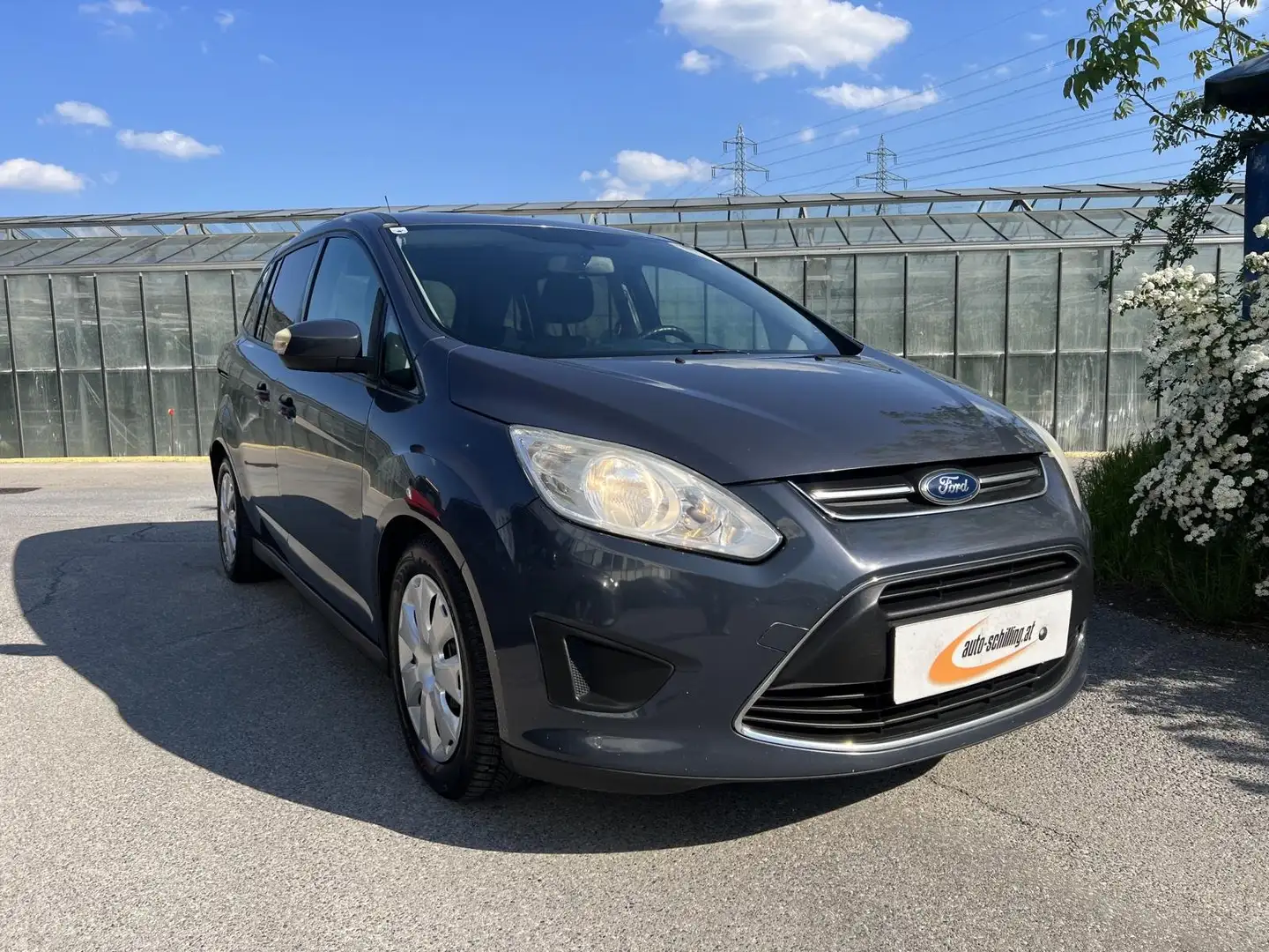 Ford Grand C-Max 1,6 TDCi 7-SITZER Pickerl Neu Klima SR+WR Grigio - 1