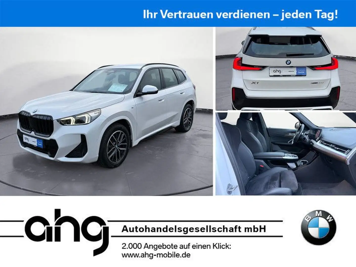 BMW X1 xDrive20d M Sportpaket Navi Head-Up 360° Kame Blanc - 1
