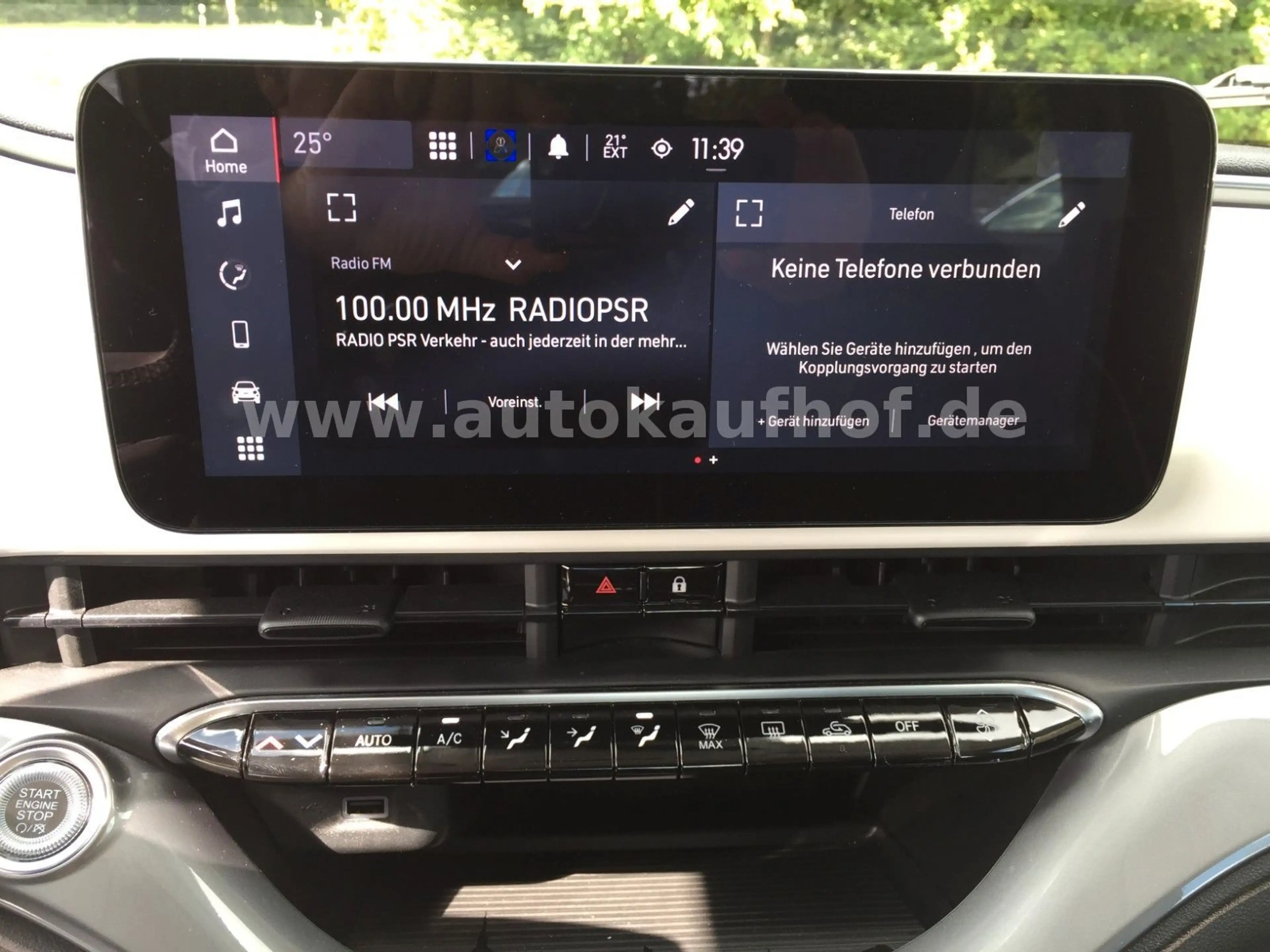Fiat 500e Tempomat Carplay/Android Auto/Alu — photo 13