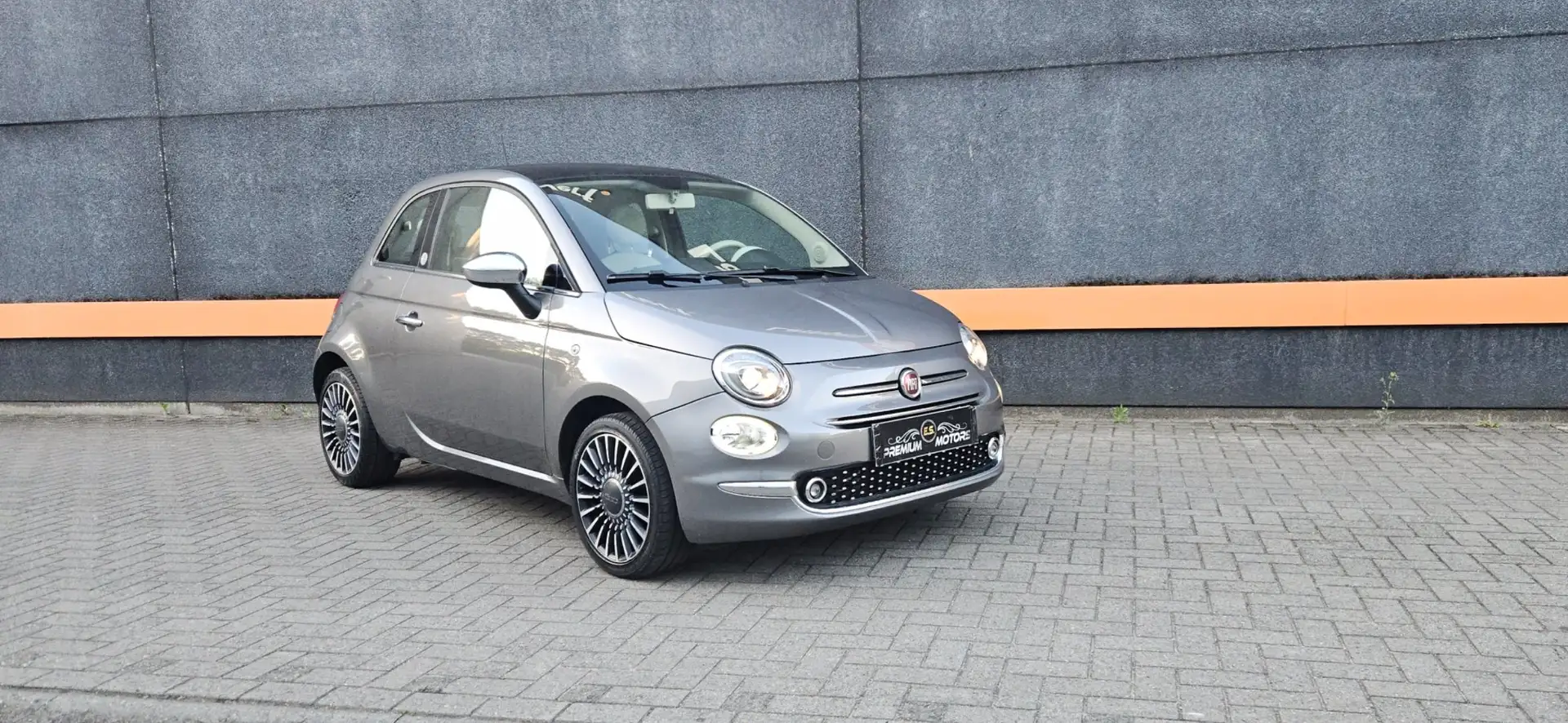 Fiat 500 1.2i Lounge MIRROR UITVOERING/NAVI/PANO/**TOPSTAAT Gris - 1