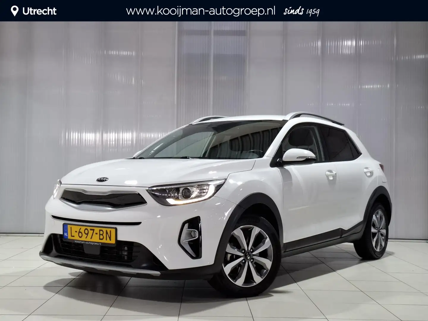 Kia Stonic 1.0 T-GDi MHEV DynamicPlusLine Apple Carplay/Andro Weiß - 1