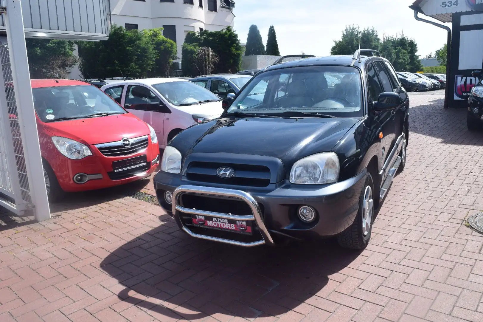 Hyundai SANTA FE 2.4 TÜV NEU,KLIMAAUTOMATIK,VOLLEDER,AHK Černá - 2