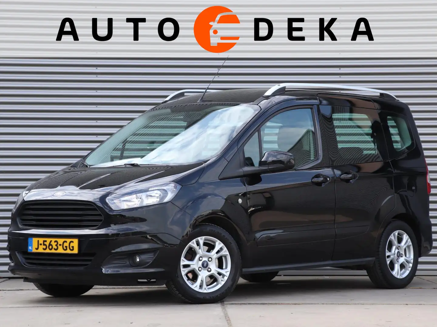 Ford Tourneo Courier 1.0 EcoBoost Trend *Airco*Trekhaak*Stoelverw.* Zwart - 1