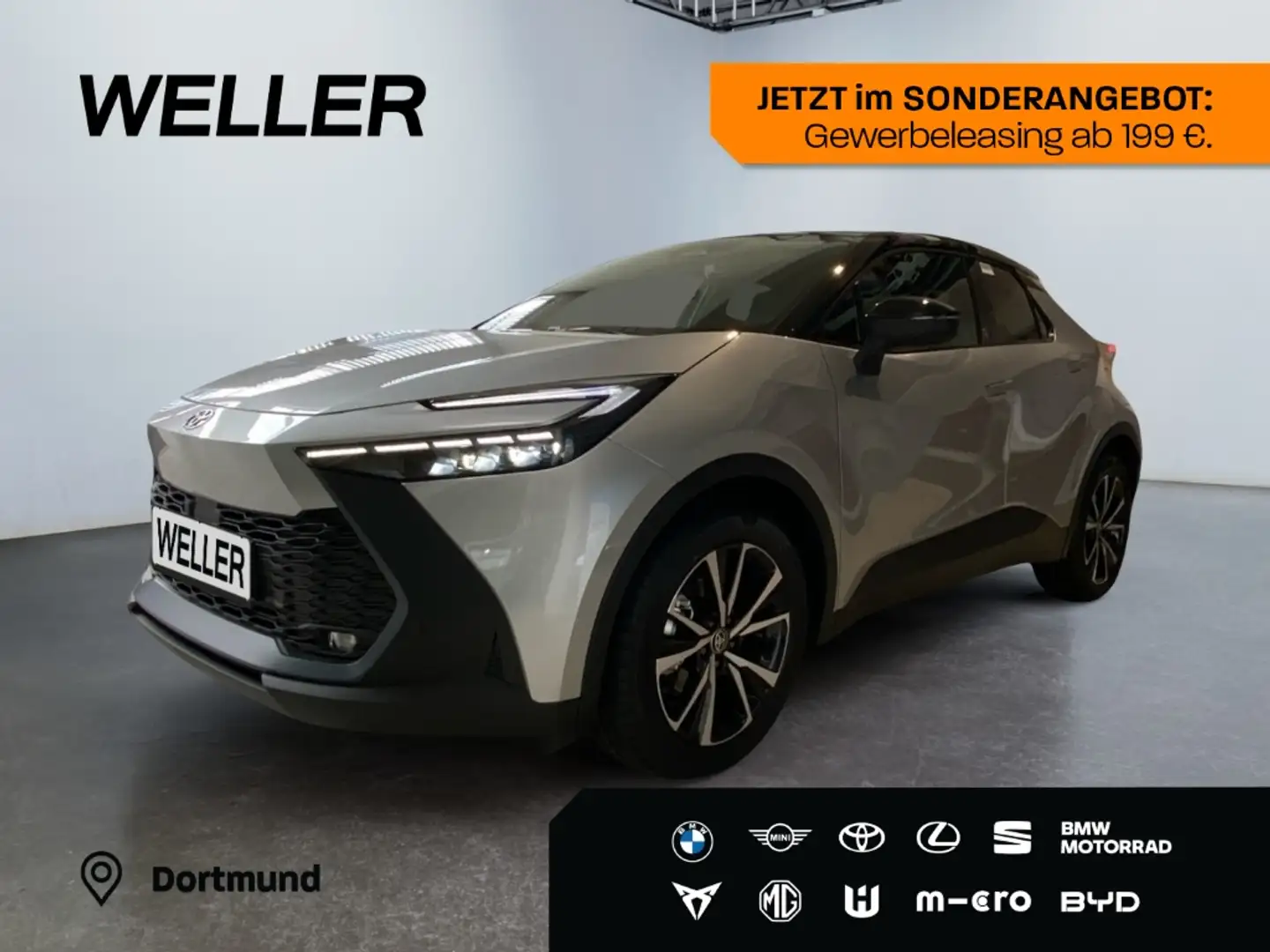Toyota C-HR 2.0 PHEV Teamplayer *Gewerbeleasing ab 199€* Argintiu - 1