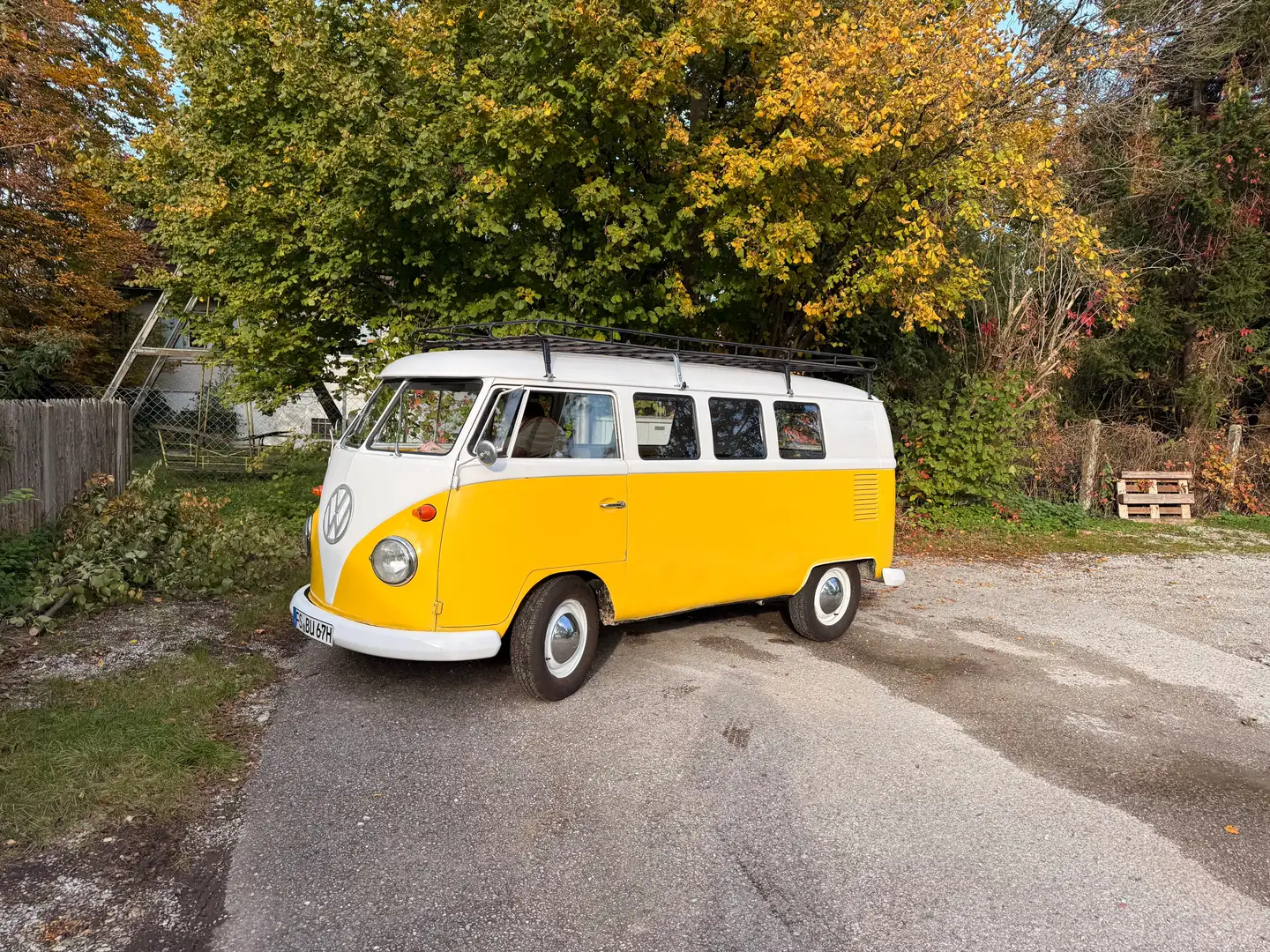 Volkswagen T1 ORIGINAL DEUTSCHER Kombi mit H-Kennzeichen Galben - 1