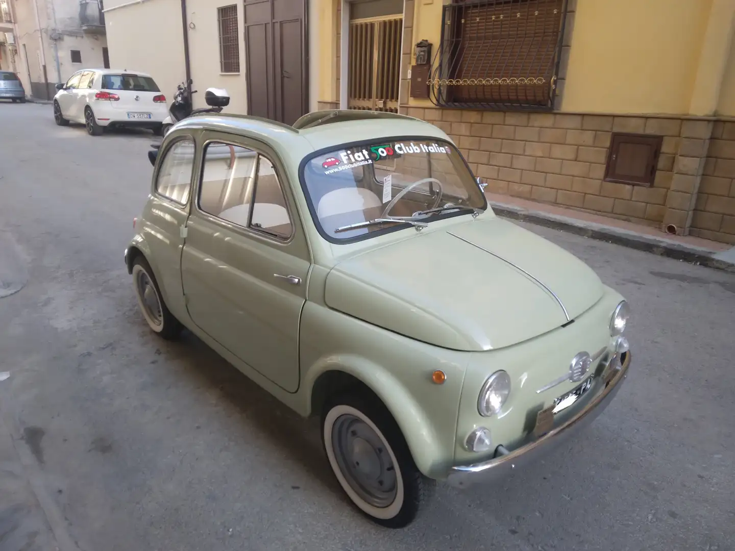 Fiat 500 Fiat nuova 500 N Economica vetri fissi Зелений - 2