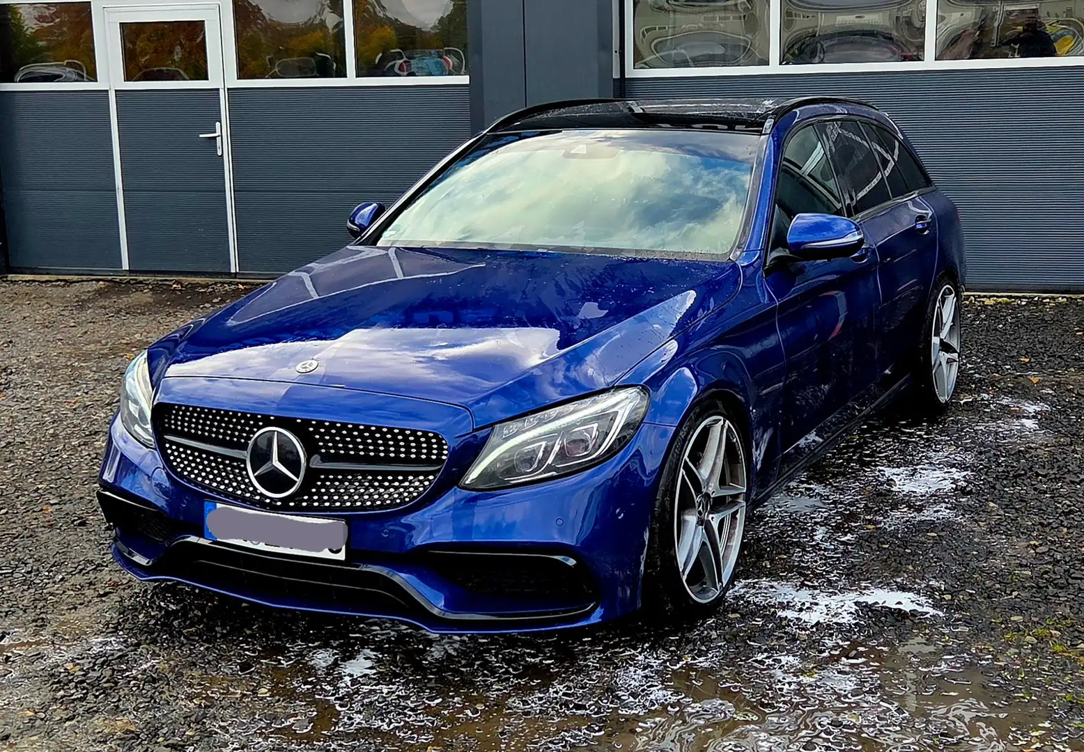 Mercedes-Benz C 250 C 250 T d 4Matic, Avantgarde,Airmatic, Pano, Sport Blauw - 1