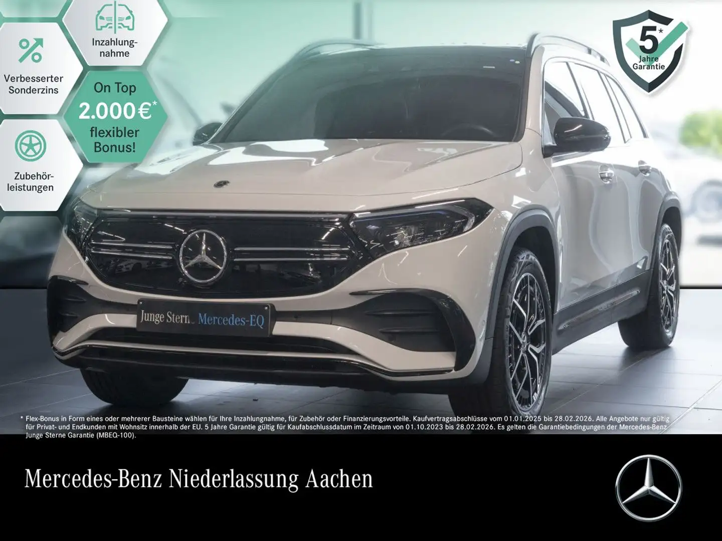 Mercedes-Benz EQB 350 4M AMG+NIGHT+19"+PLUS-PAKET+PANO+360 Weiß - 1