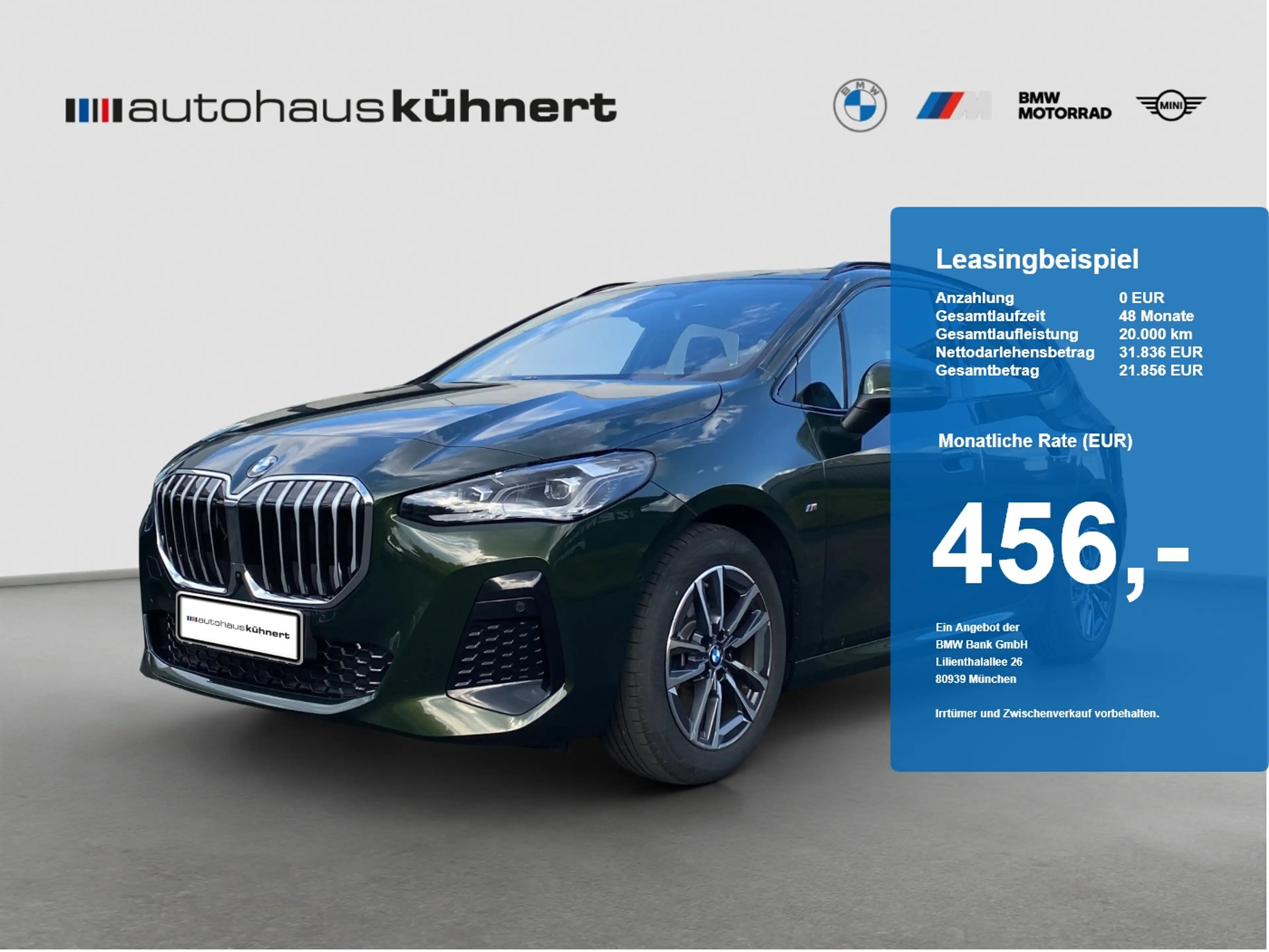 BMW 223 d xDrive Active Tourer ///M-Sport ACC ParkA+ AHK