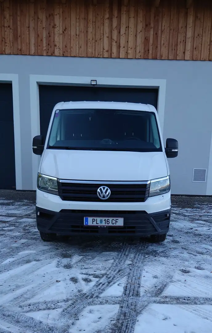 Volkswagen Crafter L3 H2, 3 Sitzer Weiß - 1