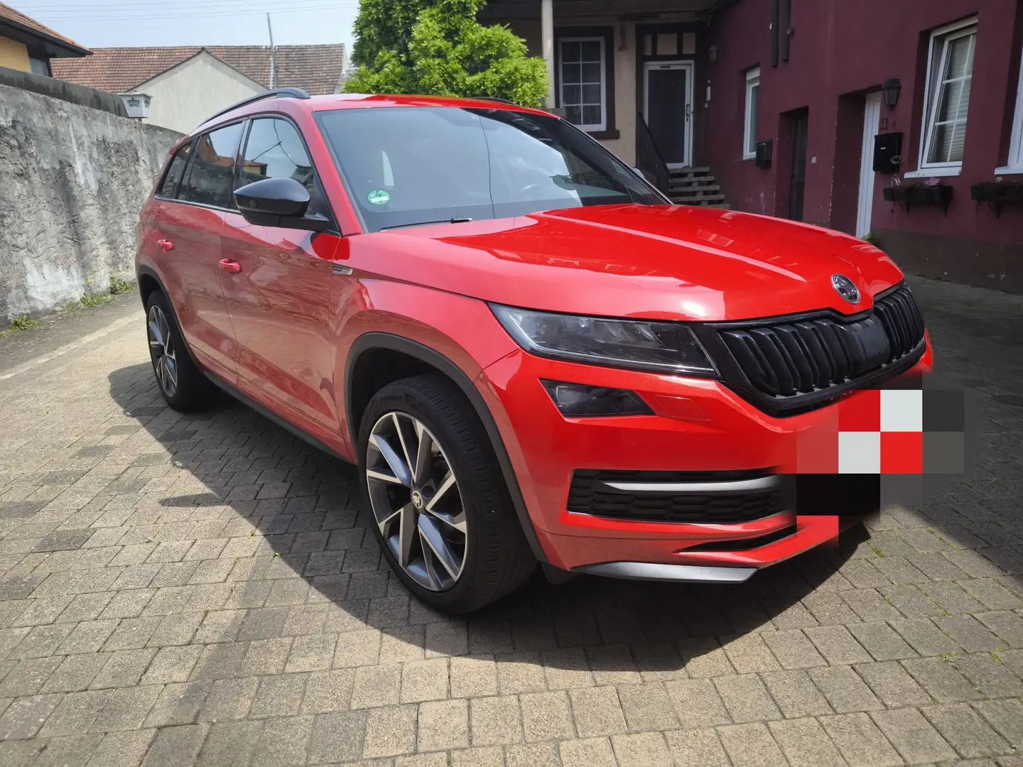 Skoda Kodiaq 2.0TSI4x4DSGSportline/mit Gebrauchtwagengarantie Rot - 2