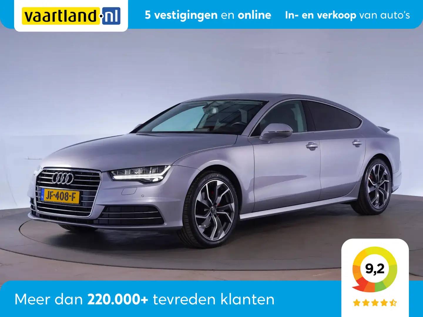 Audi A7 1.8 TFSI [ Stoel + Stuurwielverwarming Camera Navi Grijs - 1