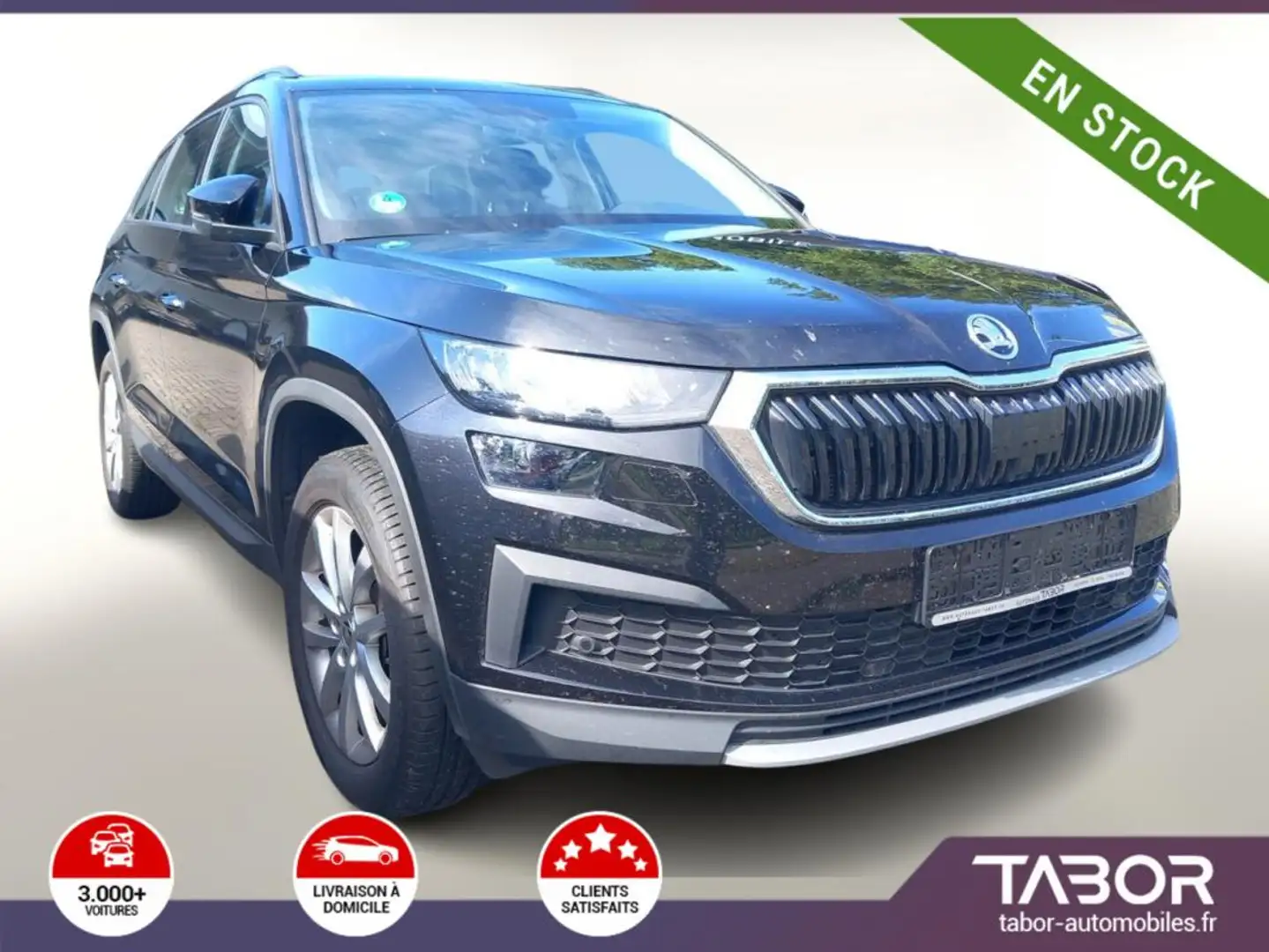 Skoda Kodiaq 2.0 TDI 150 DSG Amb LED GPS 18Z Noir - 1
