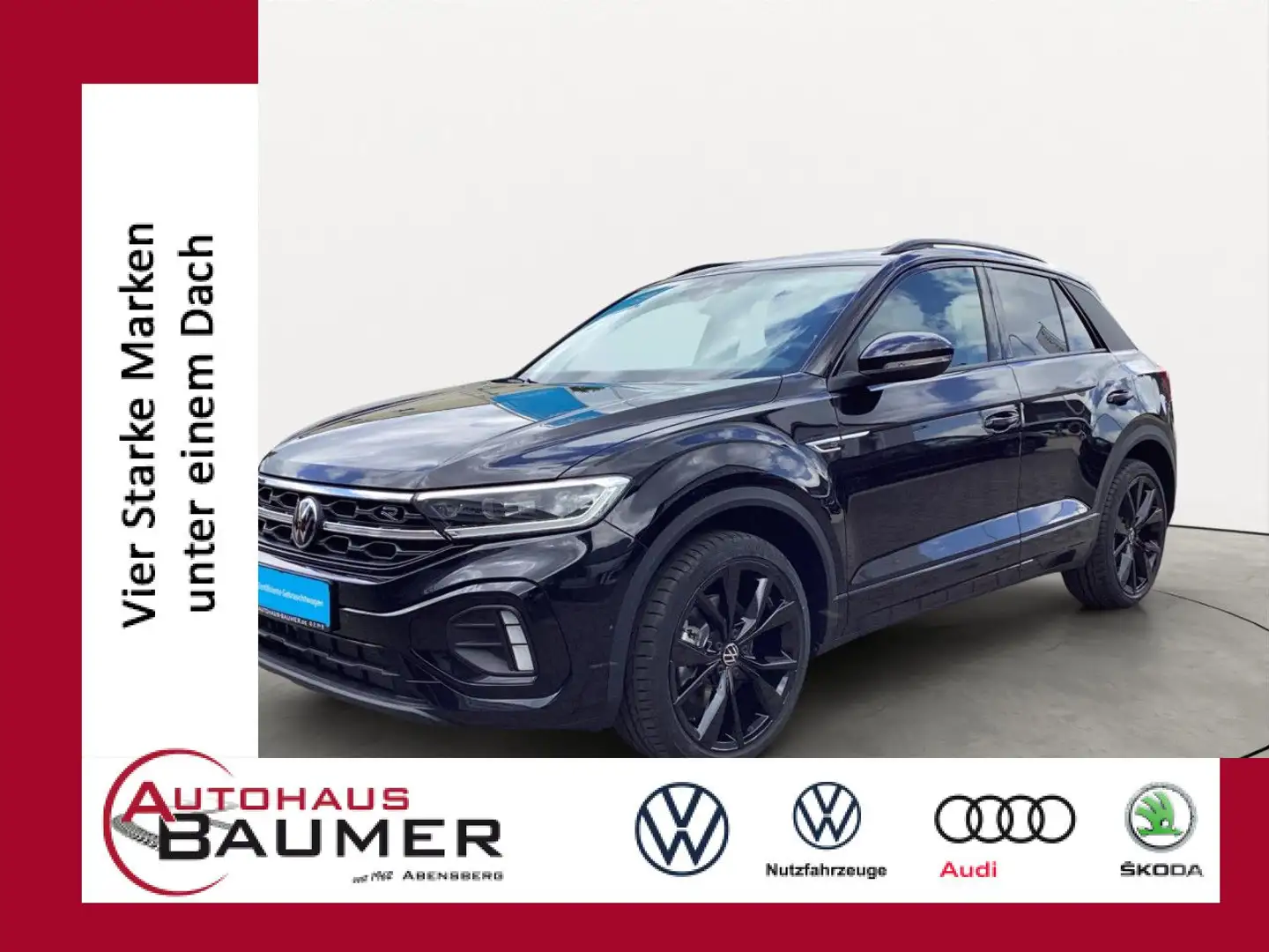 Volkswagen T-Roc R-Line 1.5 TSI DSG Standheizung Pano AHK Alu Noir - 1