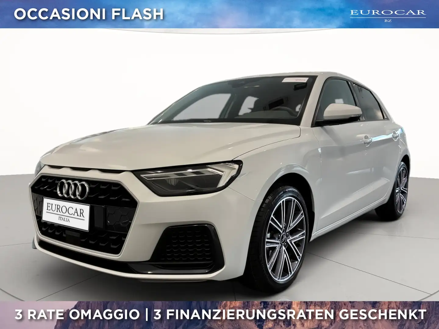 Audi A1 sportback 25 1.0 tfsi admired advanced s-tronic my Bianco - 1