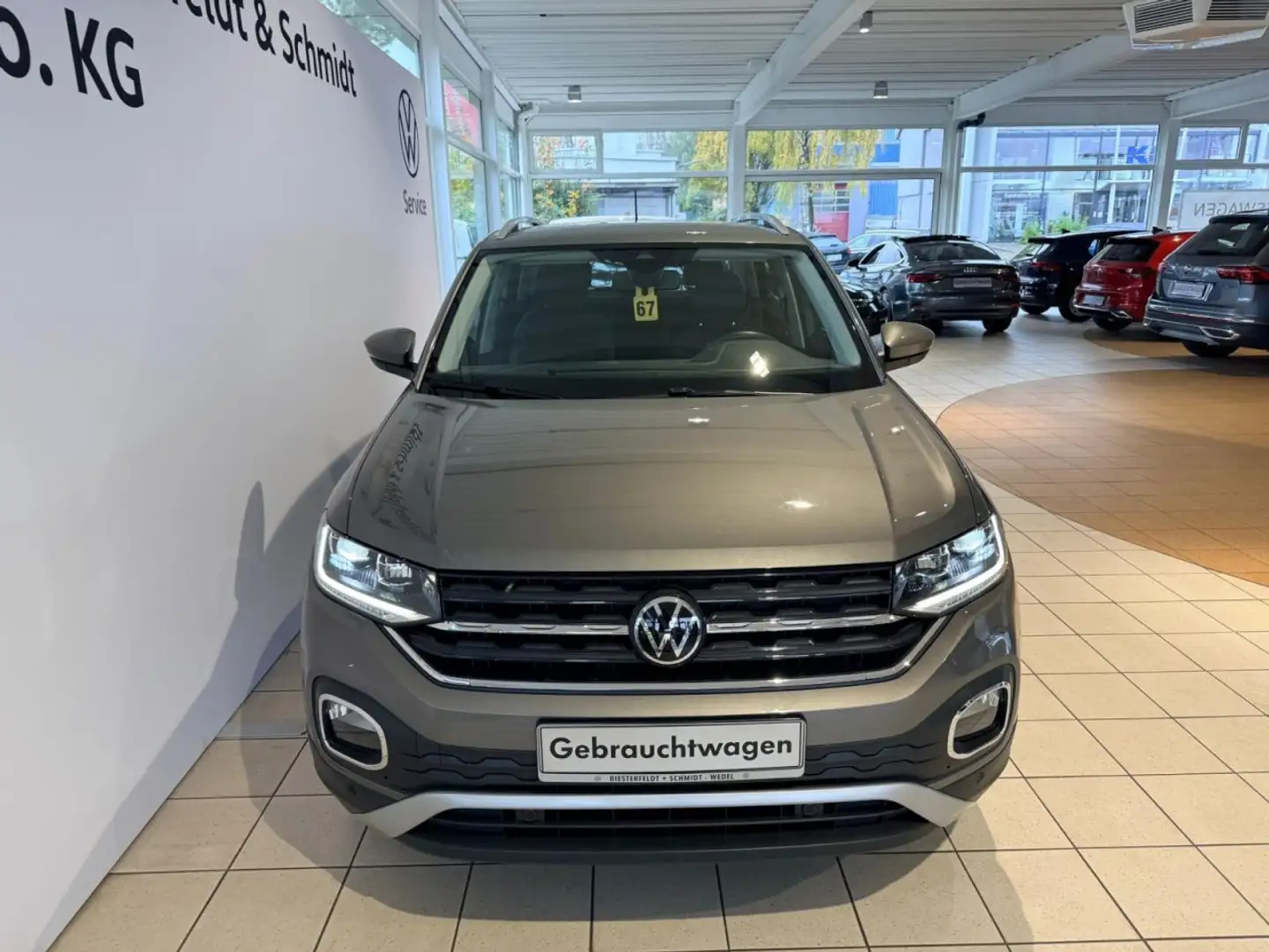 Volkswagen T-Cross Style 1.0 TSI DSG PDC LED RFK SHZ APP Klima Gris - 2