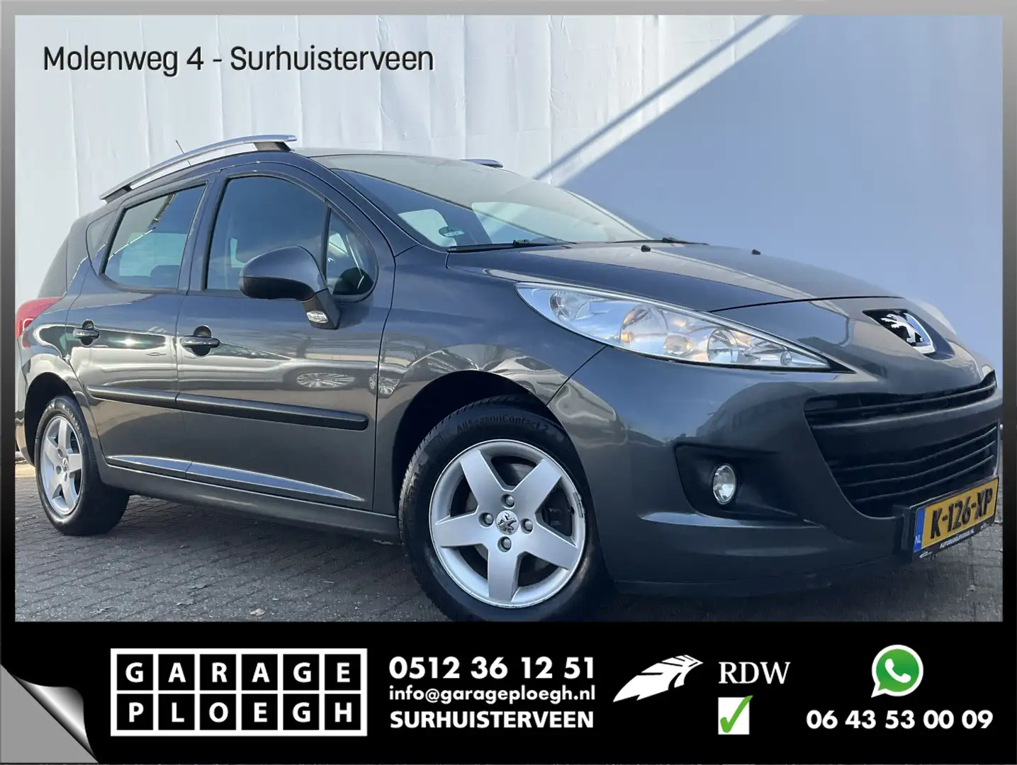 Peugeot 207 SW 1.4 VTi XS Pano Trekhaak Airco Grau - 1