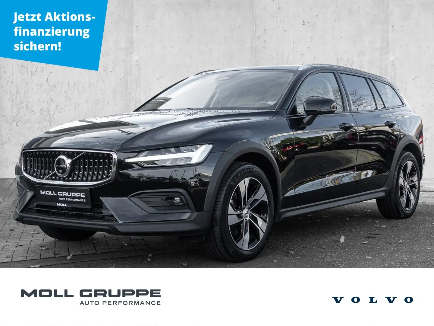Volvo V60 Cross Country B4 AWD Ultimate AHK Pano 360Grad Schwarz - 1