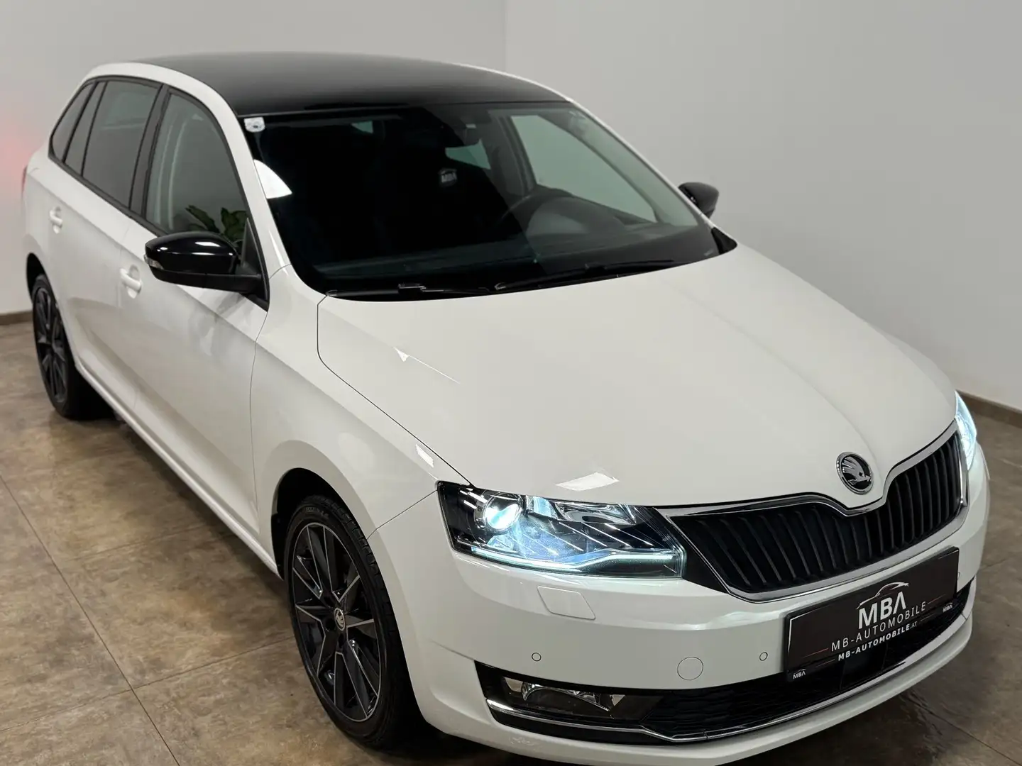 Skoda Rapid/Spaceback 1.4 TSI DSG Sport *GRATIS-VIGNETTE* | KEYLESS | m Weiß - 2