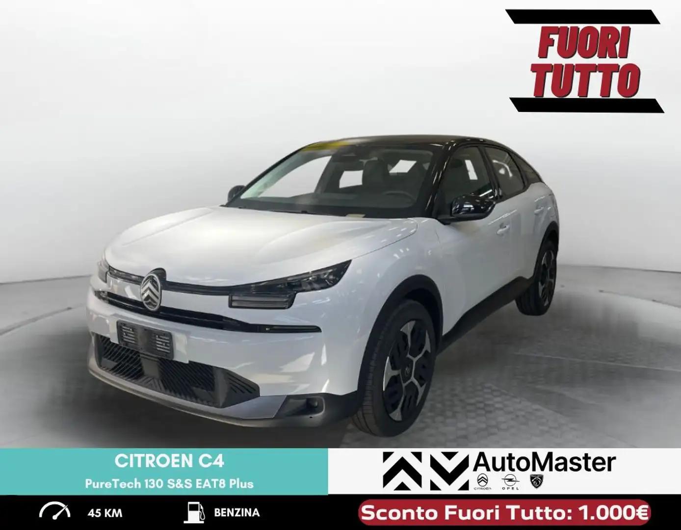 Citroen C4 C4 PureTech 130 S&S EAT8 Plus Bianco - 1