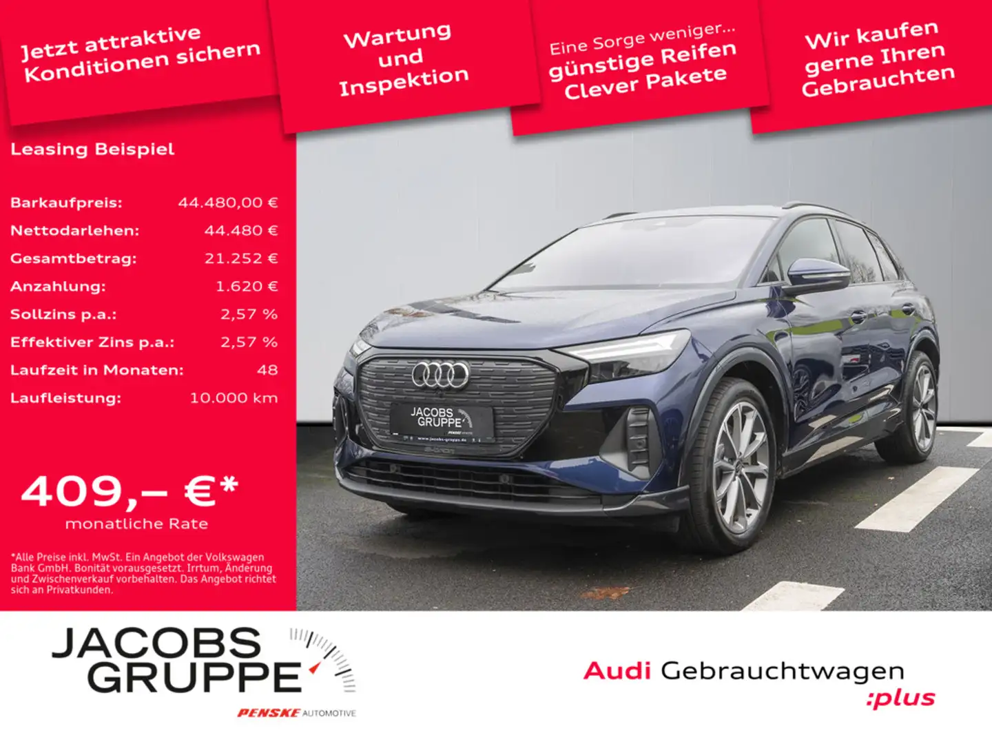 Audi Q4 e-tron Blau - 1