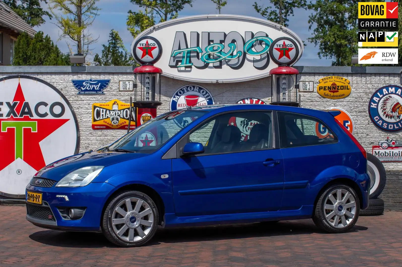 Ford Fiesta 2.0-16V ST NL-auto 104.400 km + NAP Blauw - 1