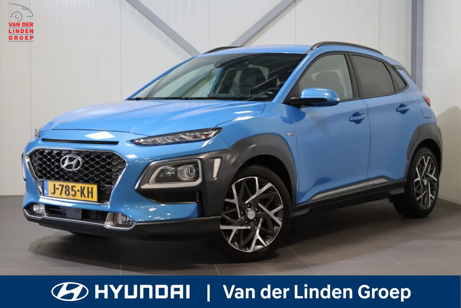 Hyundai KONA 1.6 GDI HEV Premium|Leder|Winter|Navi|PDC|HUD|Rijk Azul - 1